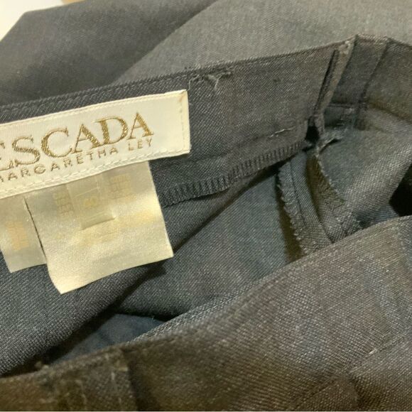 Escada pure wool gray pants size Euro:40 - Picture 7 of 7